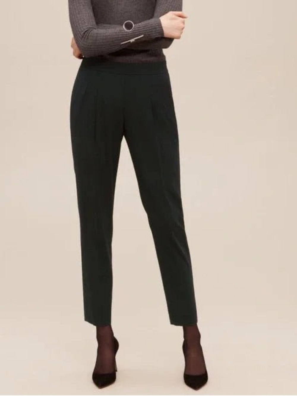 Aritzia BABATON Forest Green Pants Jogger Trousers Size 6